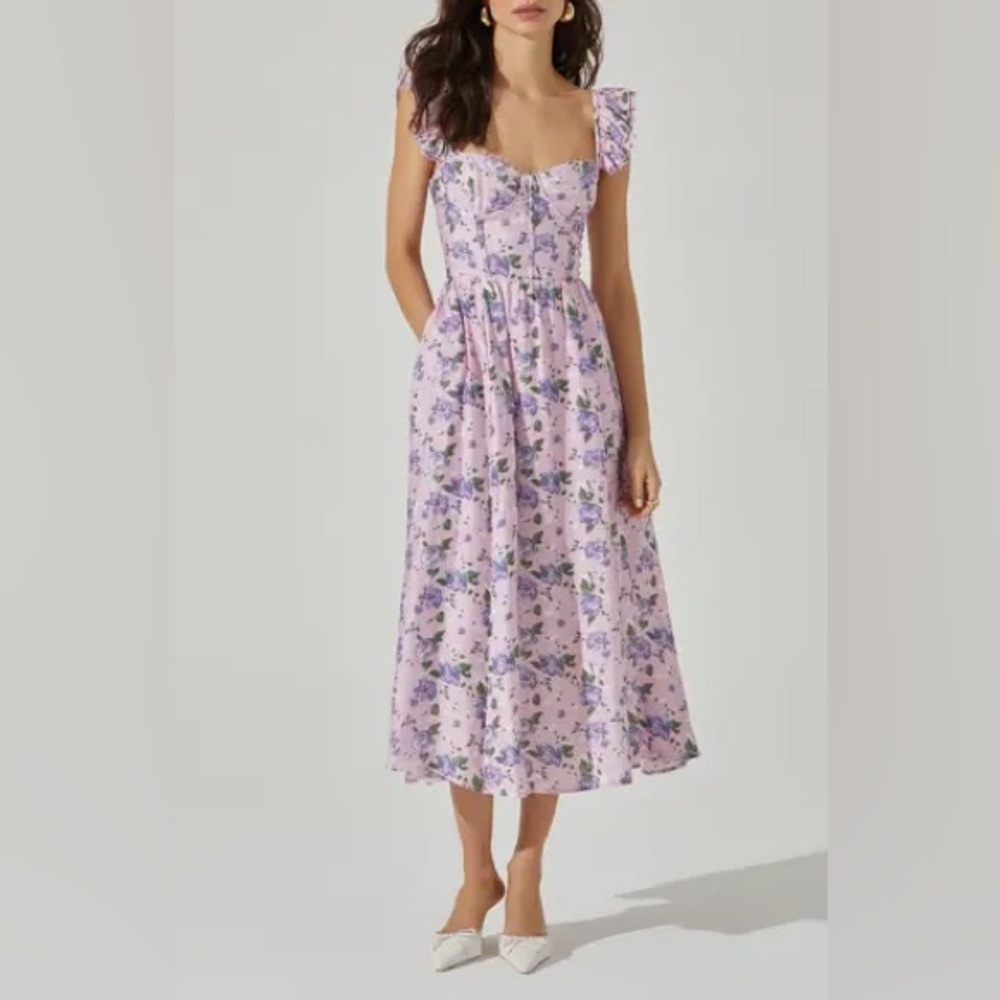 ASTR Wedelia Bustier Midi Dress